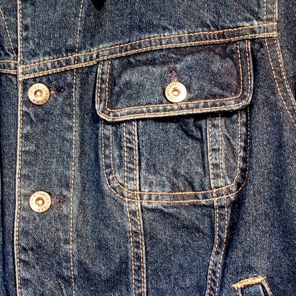 Tommy Hilfiger Jacket size Large Denim Boy or Girl Great Condition Cotton - Picture 6 of 10